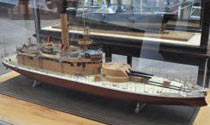 Model of USS Cheyenne in Washington, DC
