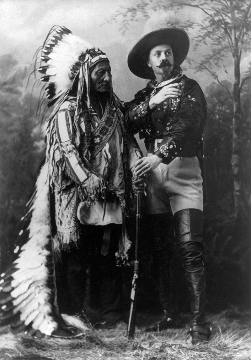 The fight at Warbonnet Creek helped established Buffalo Bill's reputation. He went on to create Wild West shows including Chief Sitting Bull.