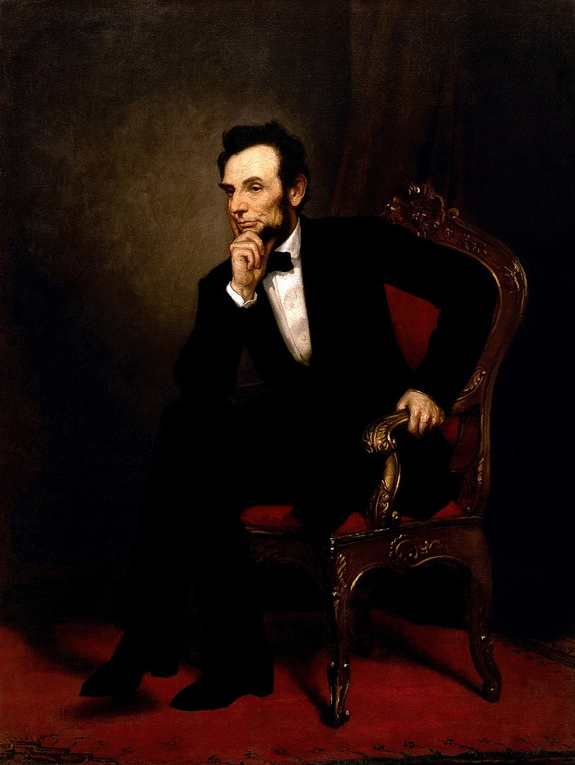 Lincoln oil painting