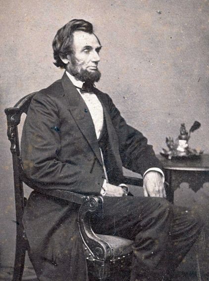 Pres. Abraham Lincoln, photographed a few months before the Battle of Mill Springs, was obsessed with pushing south through areas of eastern Kentucky and Tennessee that were sympathetic to the Union.  Library of Congress.