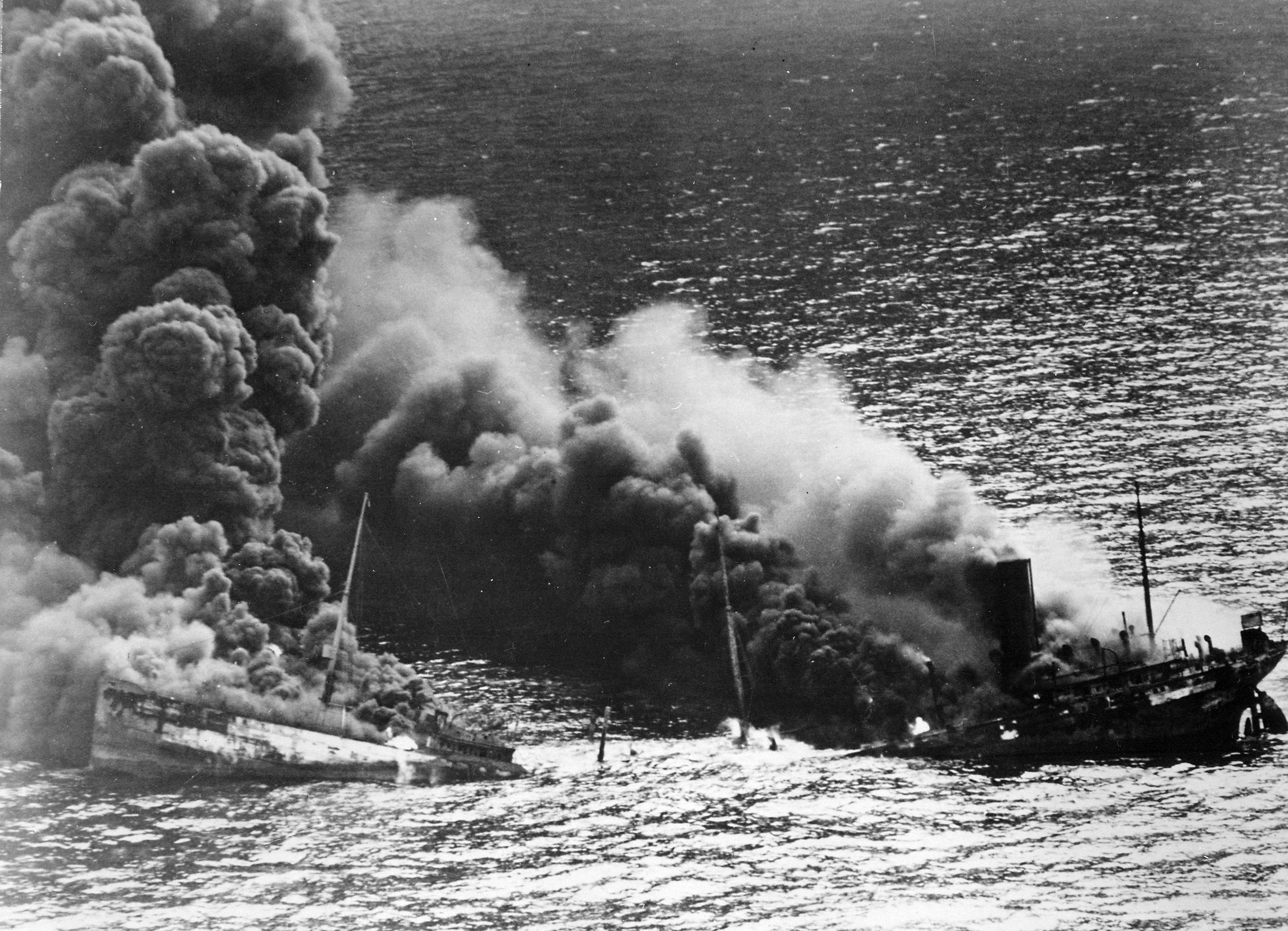 Allied tanker torpedoed off US waters