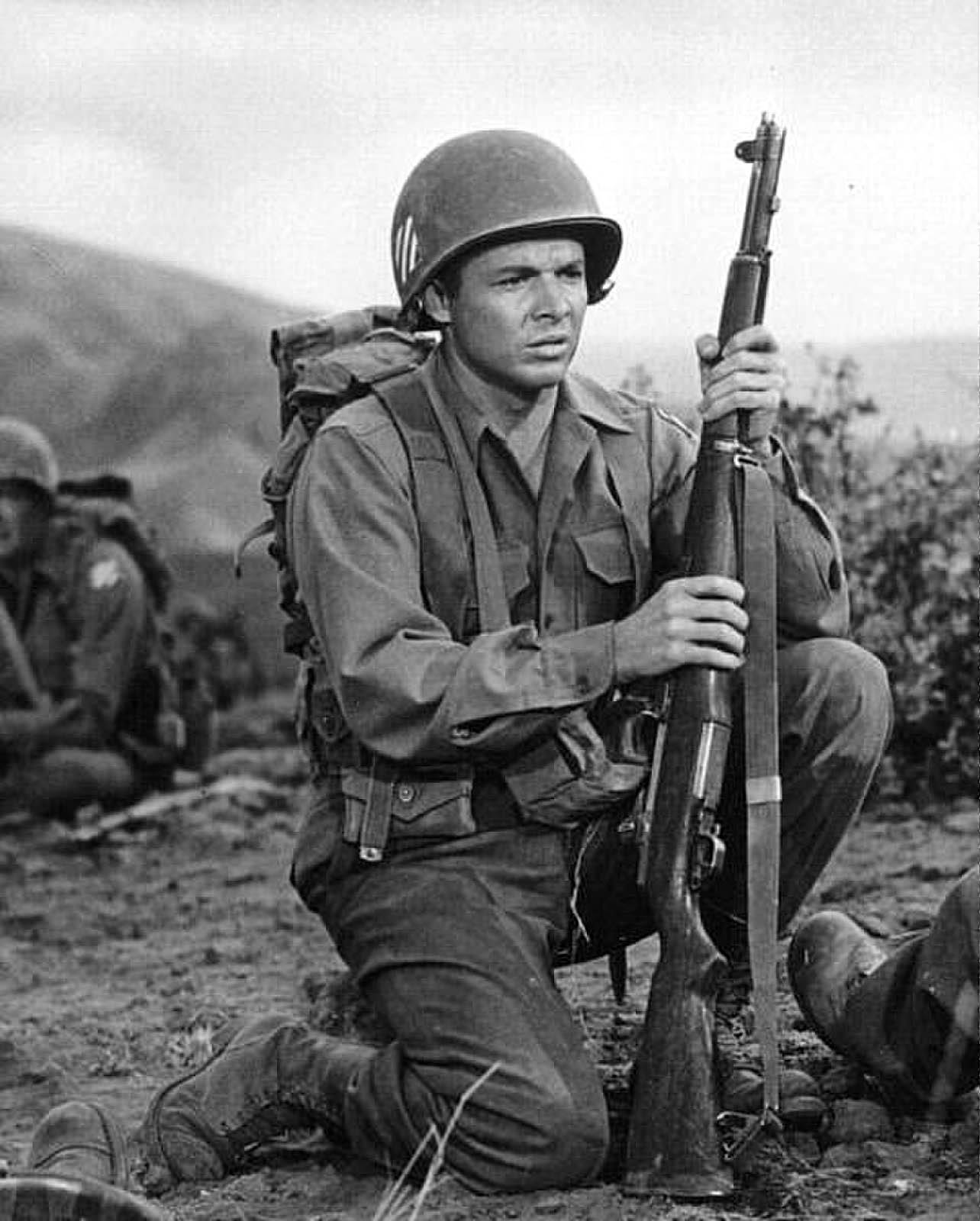 Audie Murphy, who later starred in his autobiographical movie, saw heavy fighting at Anzio. 