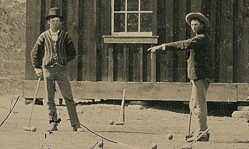 Is this Billy on the left with croquet mallet instead of Winchester?