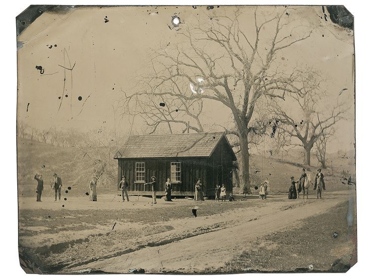 In 2010, a collector named Randy Guijarro paid $2 for a pile of photos in cardboard box. One image is believed by some historians to show Billy and his posse, the Regulators, playing croquet in 1878.