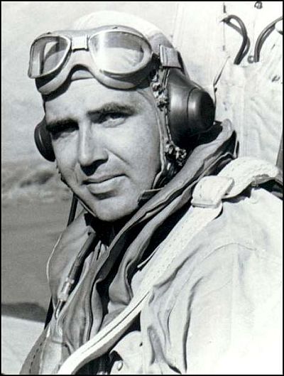 Butch O'Hare won the Medal of Honor for single-handedly shooting down five Japanese planes and probably saving the carrier Lexington.