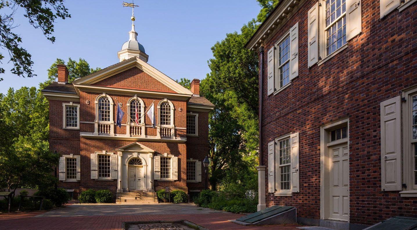 Carpenters Hall looks much the same as it did when the first Continental Congress met here in 1774. The 1724 remains the headquarters of the oldest extant craft guild in America. 