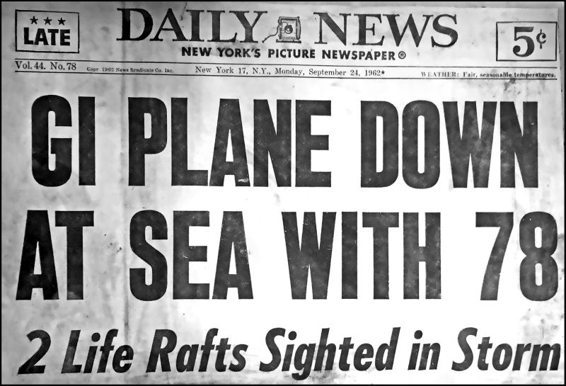 The nation was fascinated by the story of the airliner lost in the North Atlantic at night when it crashed in 19xx.