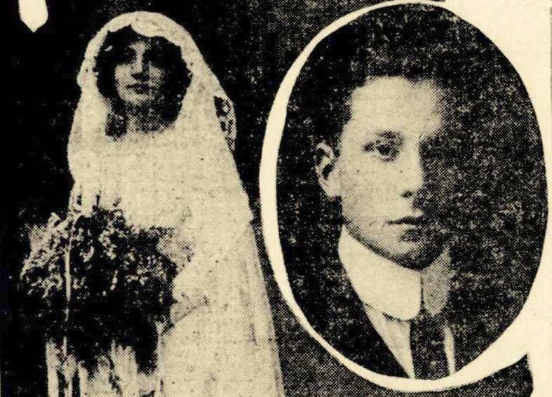 Daniel Marvin helped his new bride Mary into a lifeboat but remained onboard and drowned.