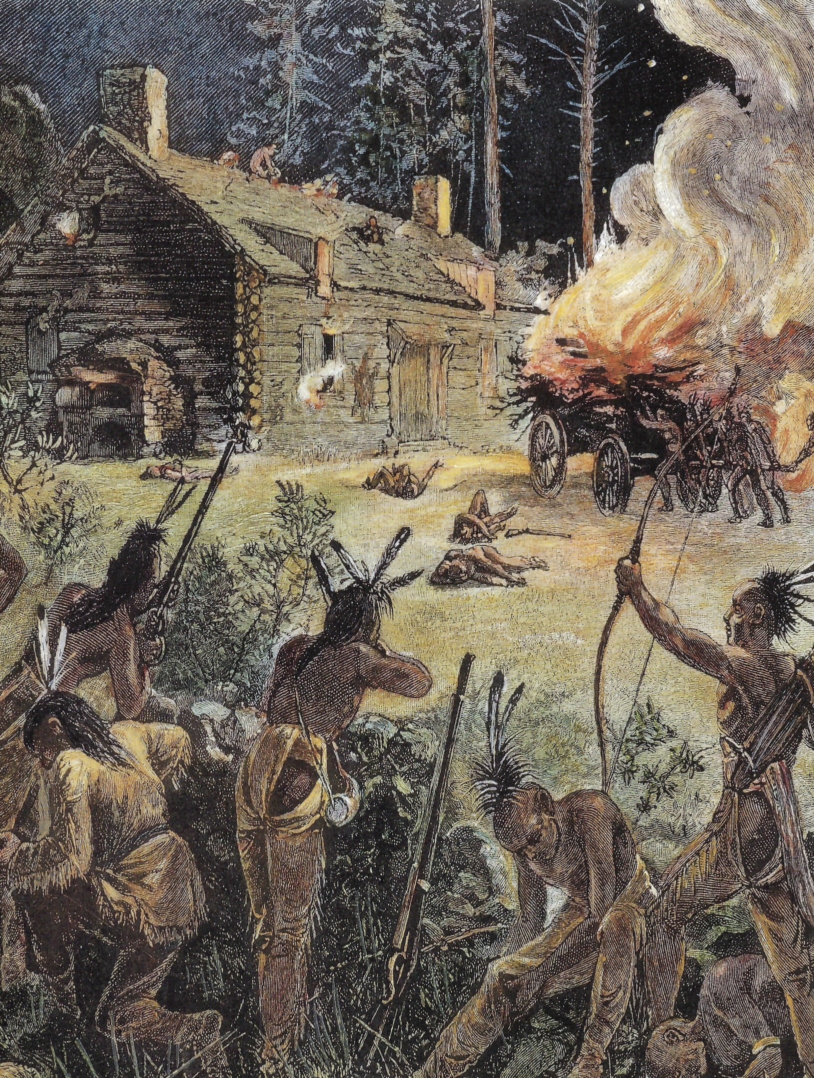 Indian and white colonial noncombatants took the brunt of the violence during the bloody King Phillip's War of 1675 to 1676, which witnessed the destruction of dozens of remote settlements, including Mary Rowlandson's fortified house in Lancaster, Massachusetts.
