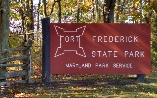 Sign for Fort Frederick