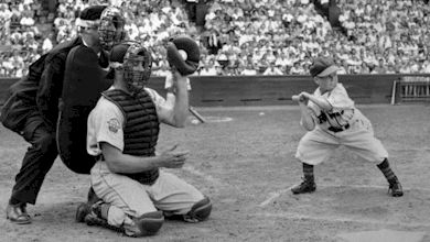 Veeck would try any stunt to please the fans. In 1951 he played Eddie Gaedel, who was 3 foot 7 inches tall. His strike zone was so small no pitcher could get strikes, and Gaedel was guaranteed to get on base with a walk. The League banned such players shortly after.