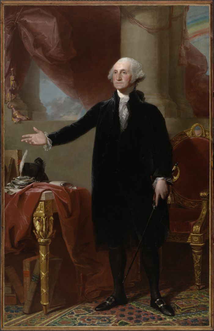 George Washington Lansdowne portrait by Gilbert Stuart