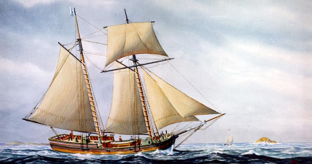 John Glover's ship Hannah is considered the first ship of the U.S. Navy.