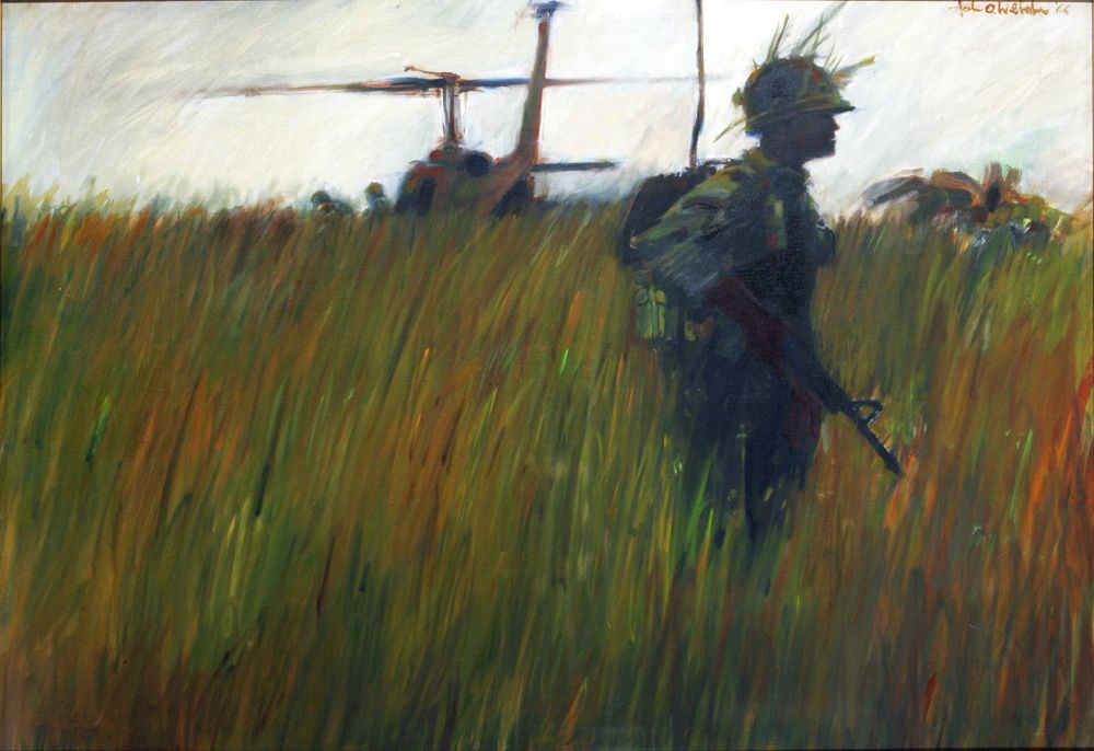“Landing Zone” by John Wehrle, 1966. Center of Military History.