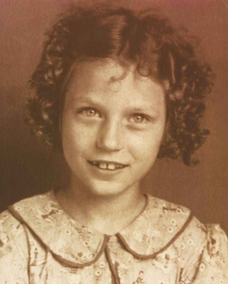 Loretta Webb at the age of eight. 