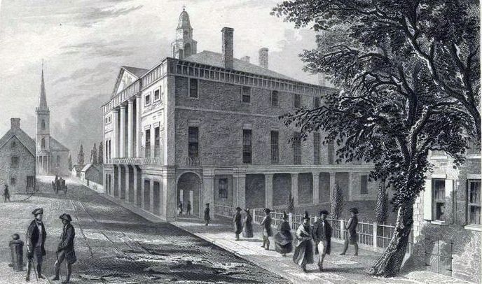 Federal Hall on Wall Street in New York was renovated for the First Congress.