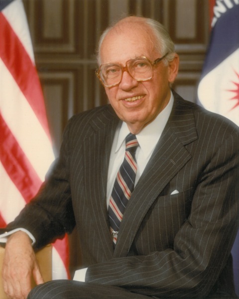 CIA Director William J. Casey poses for his official portrait. Photo Courtesy of Wikimedia Commons.