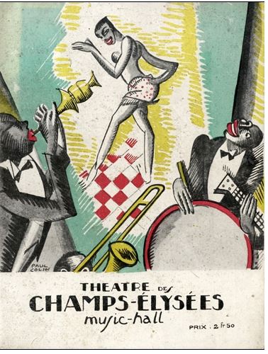 Parisians went wild for jazz after the War. Josephine Baker became a star attraction at the Theatre des Champs Elysees in 1927.