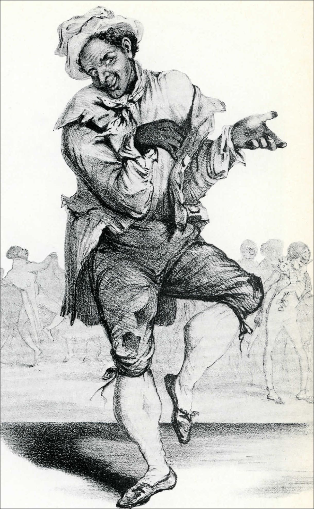 Thomas Rice was one of the very first American stage stars. His fame spread worldwide, this lithograph shows him in London, and writer Bayard Taylor even claimed to have heard "Jump Jim Crow" sung by street performers in India.