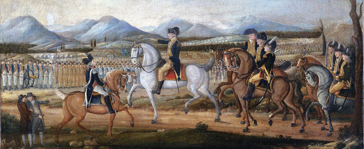 George Washington was the only President to lead troops in the field, when he George Washington reviews the troops near Fort Cumberland, Maryland, before their march to suppress the Whiskey Rebellion in western Pennsylvania.