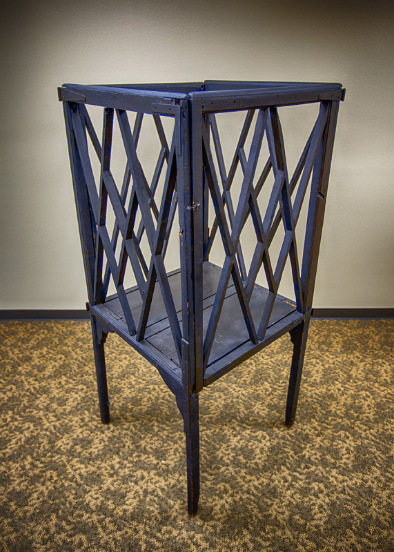 George Whitefield used this collapsible pulpit for preaching in the field.