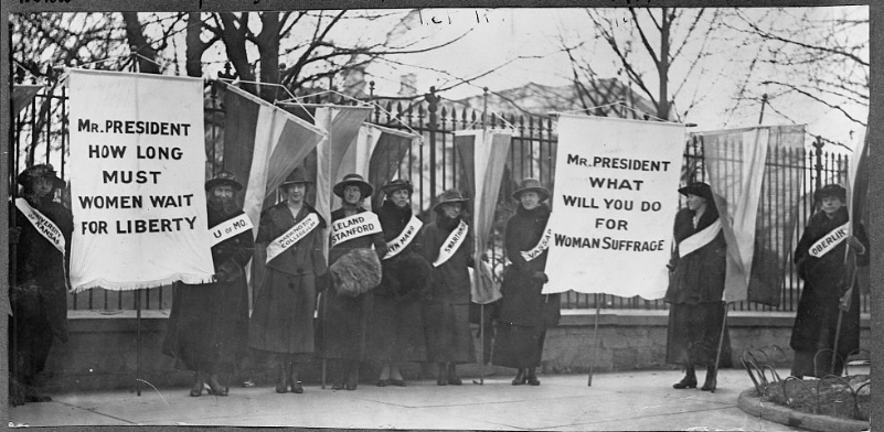 suffrage protest