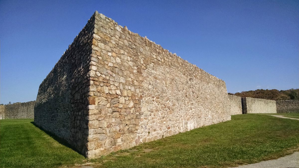 Exterior of Fort Frederick
