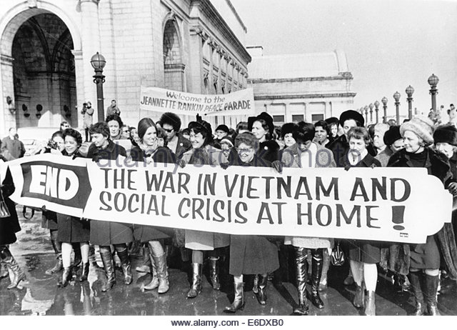 Rankin lived long enough to demonstrate against the war in Vietnam.