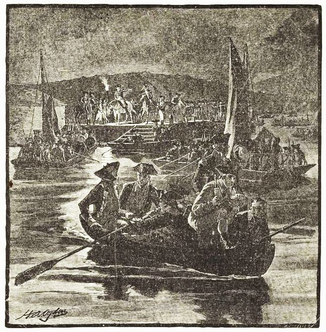 Glover and his Marblehead men rowed and paddled a variety of boats to surreptitiously transport nearly 8,000 American soldiers at night across the East River, with dozens of British warships only a few miles away.