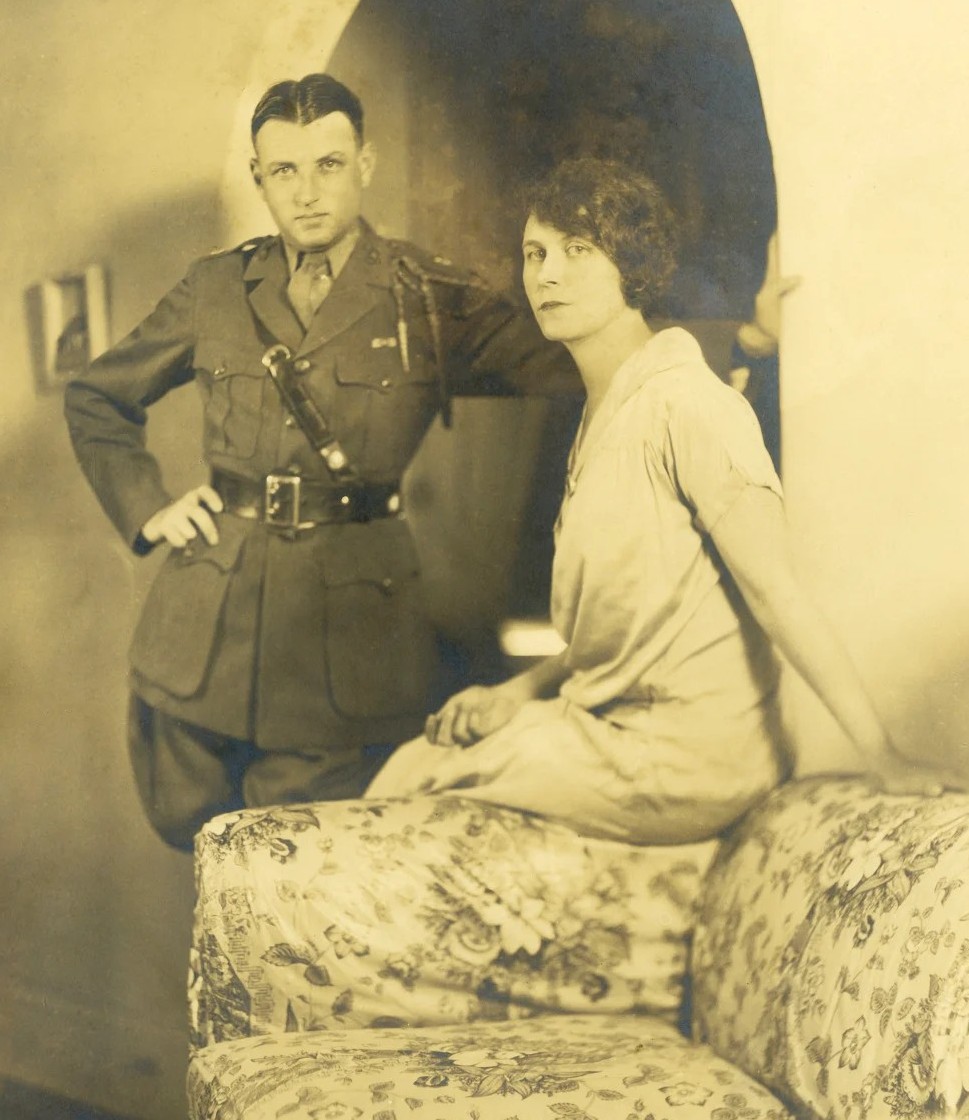 John W. Thomason Jr. and Leda Bass. Courtesy of Sam Houston State University Special Collections.