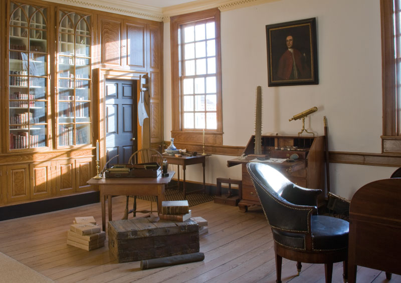 Washington's library at Mount Vernon.