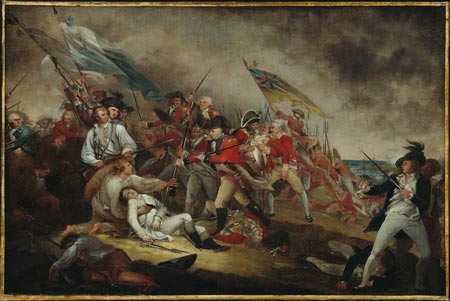 Death of General Warrent at the Battle of Bunker Hill