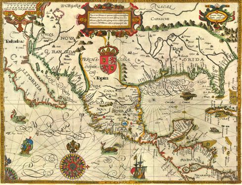 early maps of America