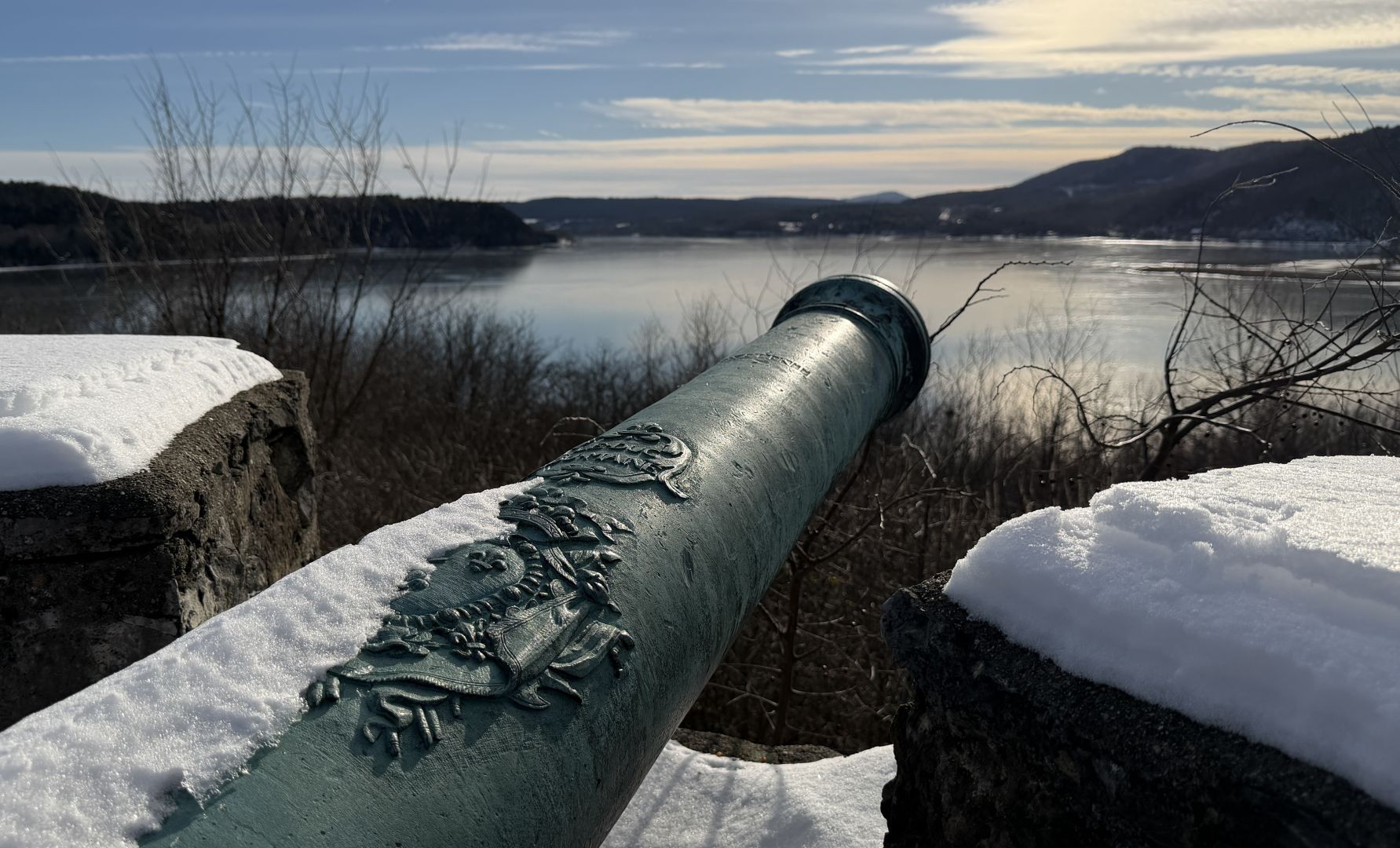 The cannon at Fort Ticonderoga could control ships on Lake Champlain.