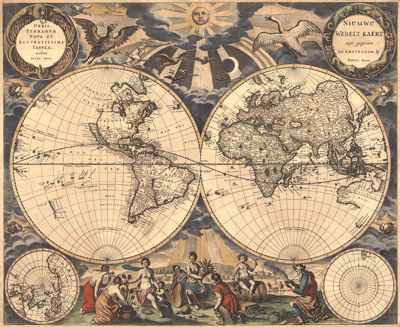 The Known Globe 1667