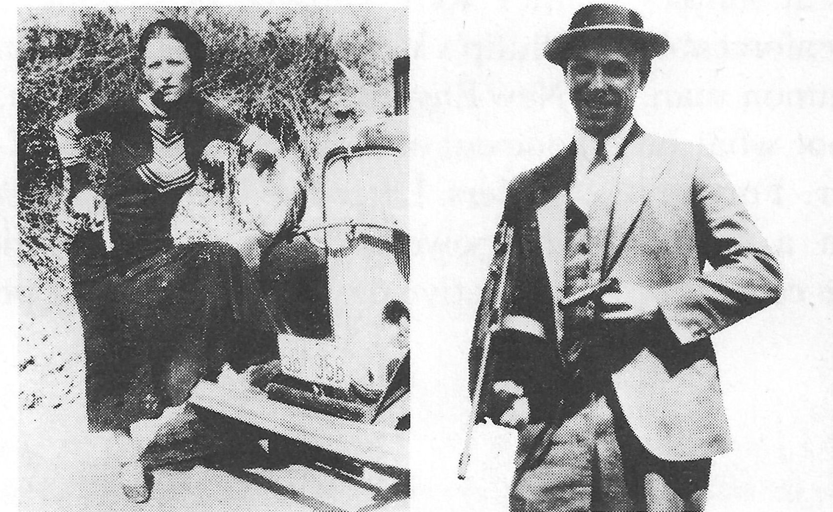 Bonnie Parker and John Dillinger