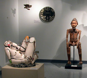 A display at the Kinsey Institute Gallery.