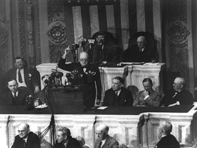 The prime minister addresses the joint session of Congress.