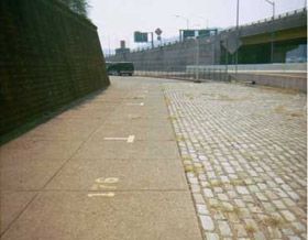 A stretch alongside the highway.