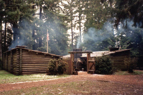 Fort Clatsop, this winter. 