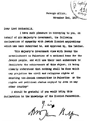 Balfour Declaration