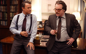Tom Hanks and Philip Seymour Hoffman in Charlie Wilson’s War.