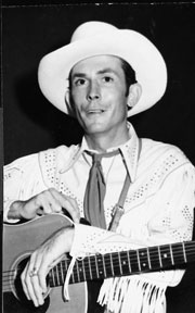 Hank Williams as a rising country music star