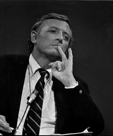 William F. Buckley, Jr., the outspoken conservative commentator, as a young man.