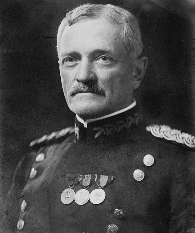 Gen. John J. Pershing commanded American forces in Europe during World War I.
