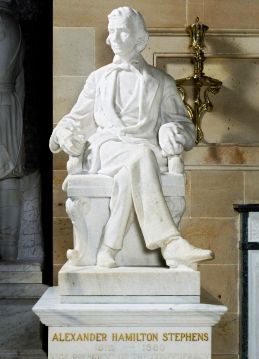 For all his efforts to end the United States, Alexander Stephens now calmly sits in its Capitol.