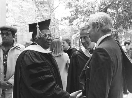In 1977 the Yale senior class selected King as their commencement speaker, and President Kingman Brewster awarded him an honorary doctorate of humane letters.