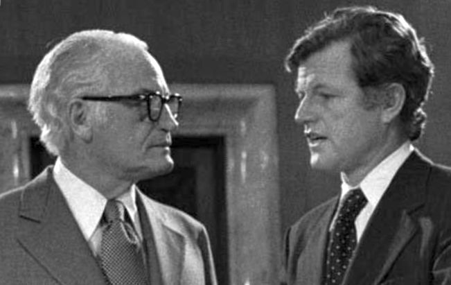 Senators Barry Goldwater and Ted Kennedy were among the leaders in "The Great Senate."