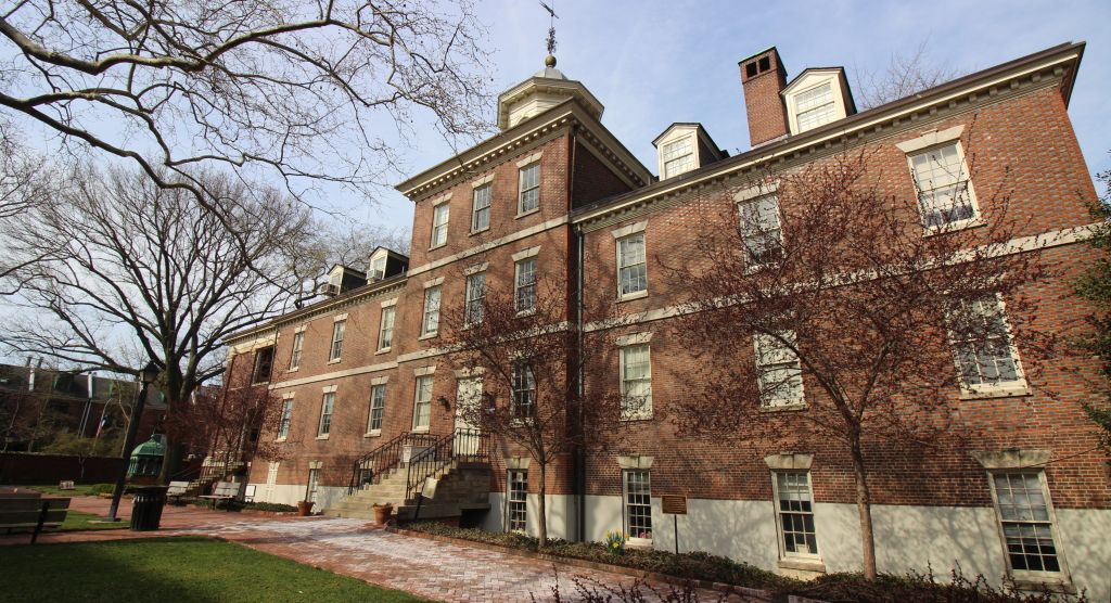 Rush helped to create Philadelphia's College of Physicians, the nation's oldest hospital. Photo by Edwin Grosvenor.