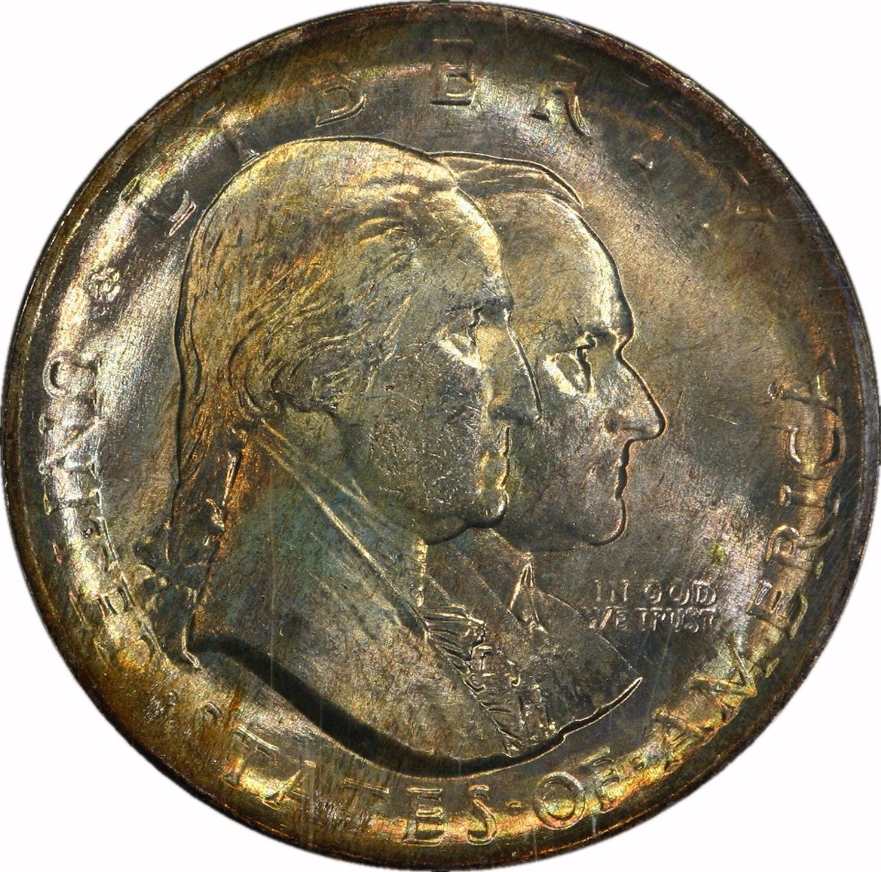 The face of Calvin Coolidge appeared on the 150th anniversary of the signing of the Declaration of Independence and to help finance the Sesquicentennial Exposition held in Philadelphia.